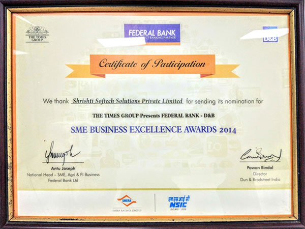 SME Business Excellence Awards 2014.